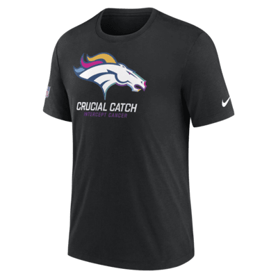 Denver Broncos Crucial Catch Men's Nike NFL T-Shirt. Nike.com